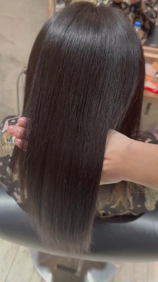 セミロング ヘアアレンジ MODE K’s川西 瀧尻光のヘアスタイル