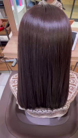 セミロング 華澄🌸カラーモデル 縮毛モデル募集中🌸のヘアスタイル