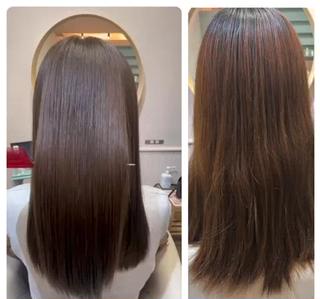 美しい見た目が長続きするメテオストレート

メテオは髪質を劇的に改善する成分がぎっしり！
髪の内部から綺麗に整えます
【今までとは違う艶と柔らかさ】
 