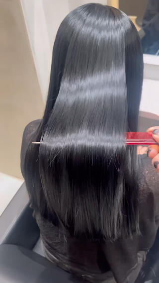 ダークグレー×髪質改善