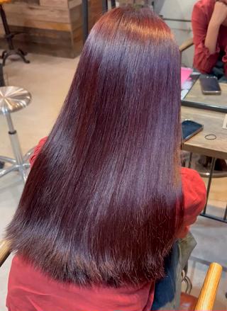 ロング カラー 毛谷 嘉明/ブリーチカラーのヘアスタイル