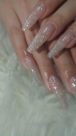 #フラッシュネイル

#長さ出し 