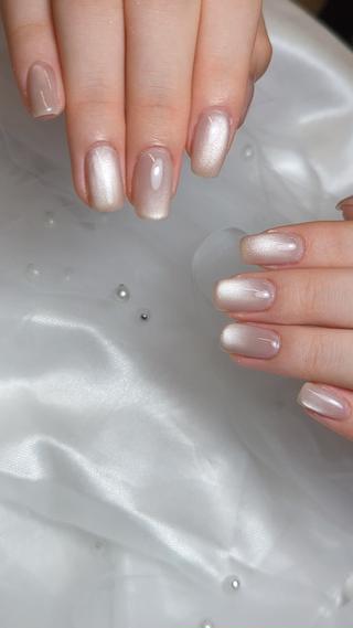 ＃マグネットネイル　＃マグネット　＃シンプルネイル 