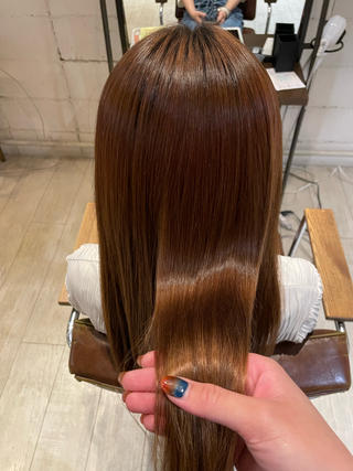 縮毛矯正です！️ 