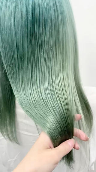 mint GREEN
#ミントグリーン #ペールトーン #ハイトーン #ツヤ髪