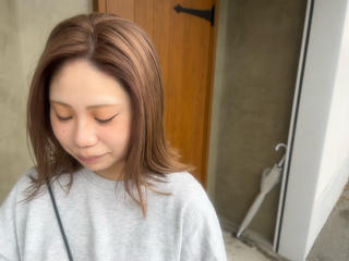 ブリーチ1回で作るミルクティーベージュ 