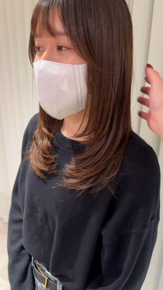 ワンカールで可愛いレイヤーカット
 