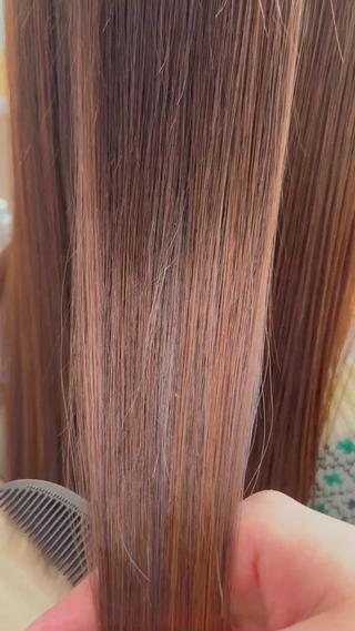 美髪を意識したストレート!!