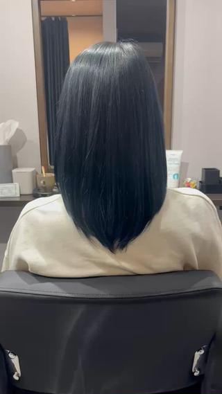 ミディアム カラー Unfrose所属・五月女 和樹のヘアスタイル