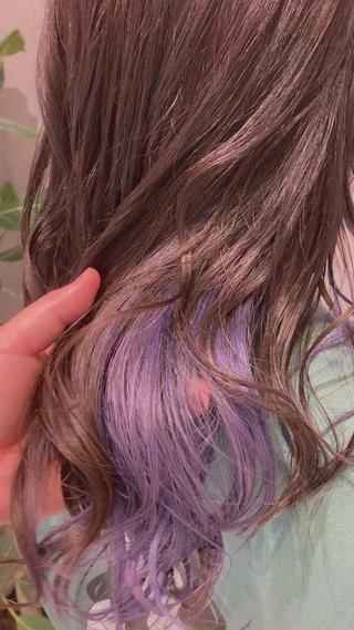 セミロング カラー 五月女 和樹のヘアスタイル