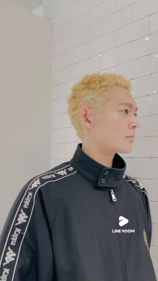 ショート パーマ メンズ 骨格補正カット✂︎ 🌟菅野陽介🌟のヘアスタイル