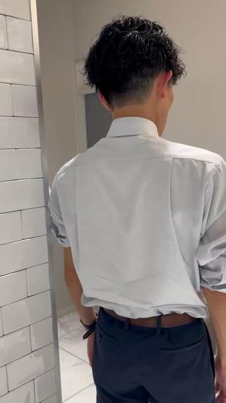 ショート パーマ メンズ 骨格補正カット✂︎ 🌟菅野陽介🌟のヘアスタイル