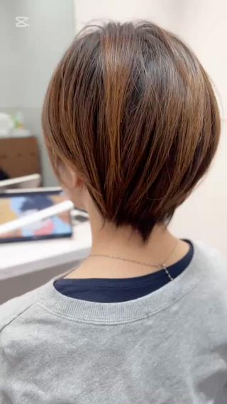 ショート 骨格補正カット✂︎ 🌟菅野陽介🌟のヘアスタイル