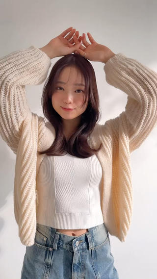 ミディアム カラー 西浦慎二 /艶カラー/髪質改善のヘアスタイル