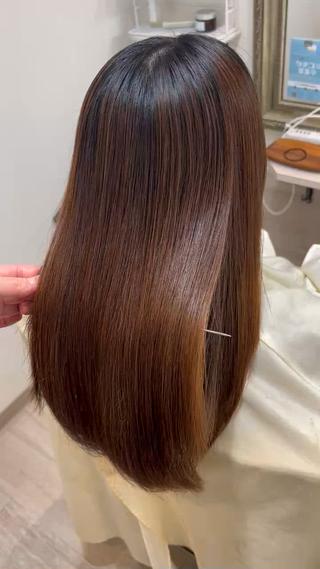 ロング 🌕酸性縮毛矯正 高野竜🌕のヘアスタイル