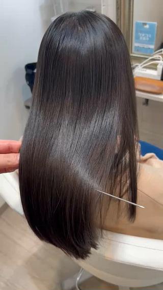 ロング 🌕酸性縮毛矯正 高野竜🌕のヘアスタイル