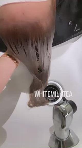 ロング カラー エクステ🩵ブリーチ 韓国ヘア🩵KAEのヘアスタイル