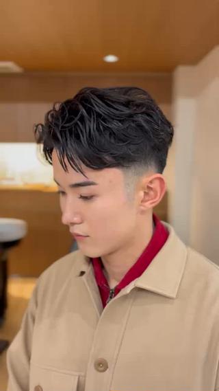 ショート パーマ メンズ 【メンズ縮毛矯正】 FILMS  軍司のヘアスタイル