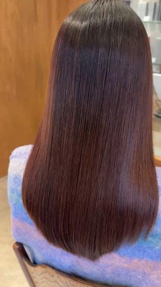 セミロング 名駅/髪質改善 /ストレートEndoのヘアスタイル