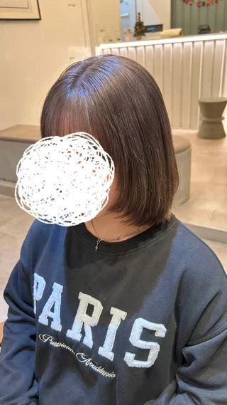 レイヤーの入ったボブも可愛くて大人気です 