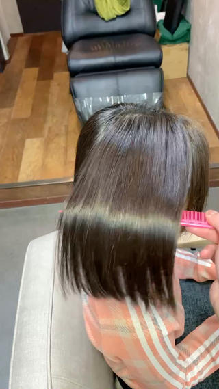 ミディアム 照井 耀のヘアスタイル