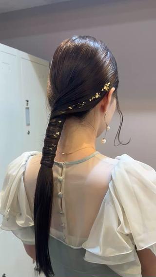 ロング ヘアアレンジ DopeLIT モデル募集中のヘアスタイル