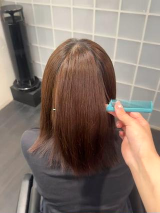 艶髪ストレート
髪のくせやうねりが弱くてもボリュームダウンしてくれる効果もあるのでストレートするのおすすめです 