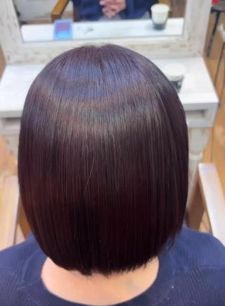 ショート カラー 💗髪質改善💗艶髪 韓国ヘア💗こころのヘアスタイル