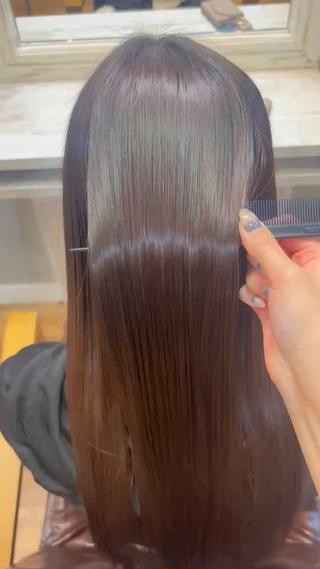 ロング カラー 💗髪質改善💗艶髪 韓国ヘア💗こころのヘアスタイル