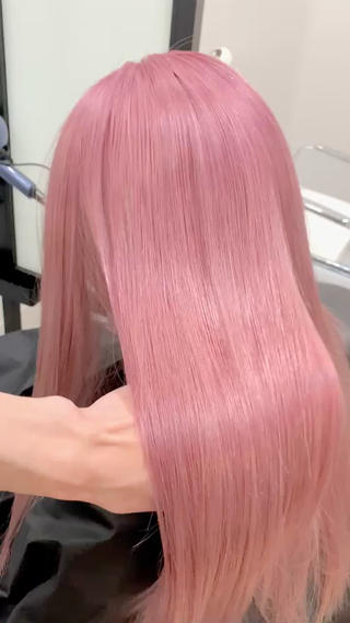 ロング料金　塩基性カラー使用 