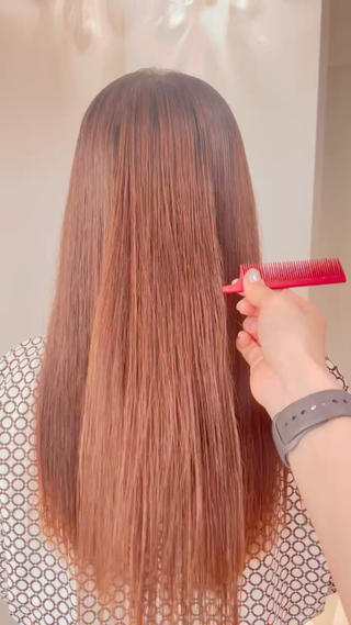 ミディアム ヒナ/酸性ストレート ・艶カラー🌿のヘアスタイル