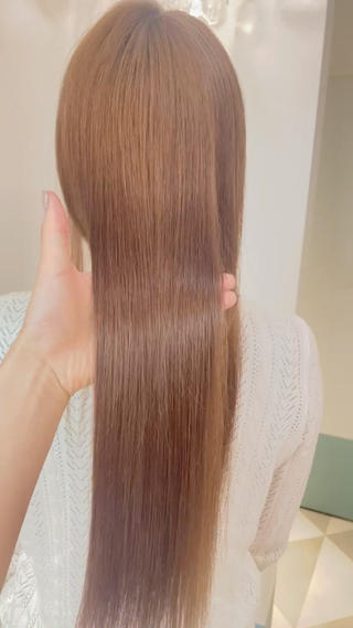 ミディアム ヒナ/酸性ストレート ・艶カラー🌿のヘアスタイル