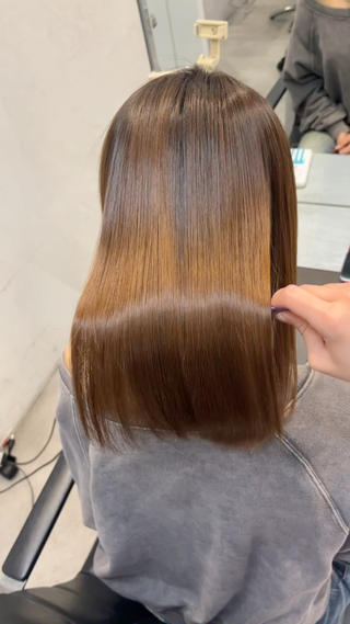 ミディアム hao 髪質改善/トリートメント/レイヤーカット【ハオ】所属・ハイトーンモデル募集 / Ayaka🎀のヘアスタイル