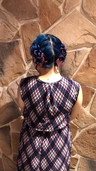 セミロング ヘアアレンジ 【ディレクター 🧸🤍田澤　唯那】のヘアスタイル