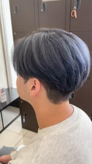 カラー メンズ 💫カットパーマ💫 伊原虎太郎のヘアスタイル