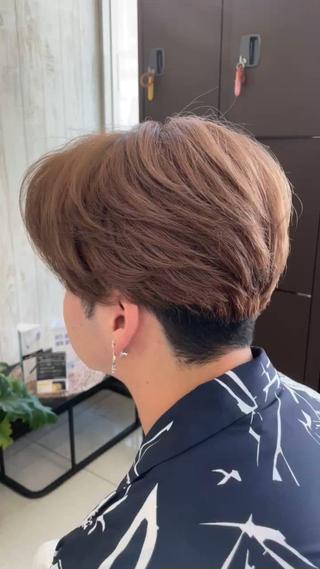 メンズミルクティーカラー 