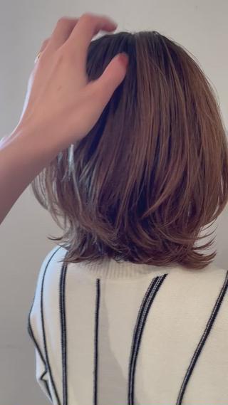 切りっぱなしボブに飽きたら
くびレイヤーにスタイルチェンジ︎♡
ワンカールで可愛く仕上がります 