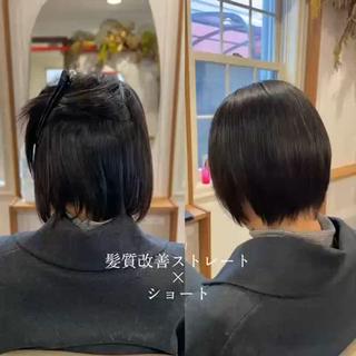 ショート 表参道/髪質改善/ 髪質改善カラー/遠藤のヘアスタイル