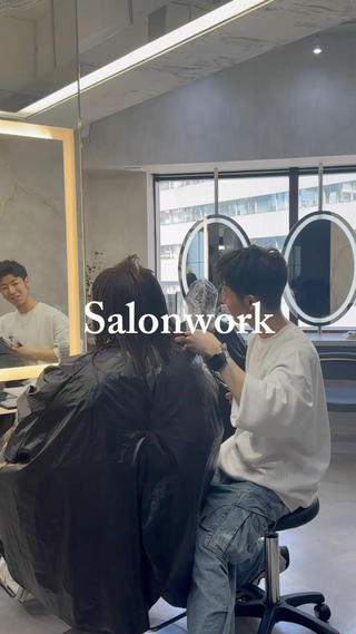 セミロング ウルフ/レイヤー/髪 質改善/大石晴也🦋のヘアスタイル