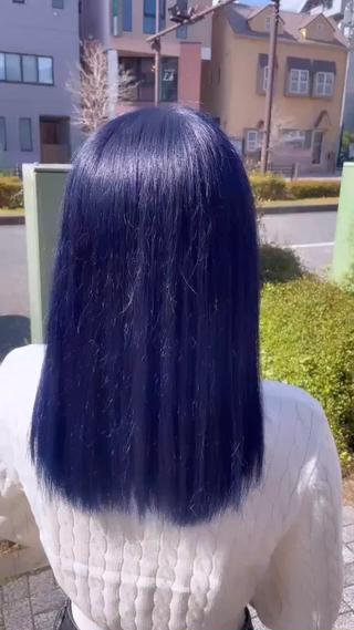 セミロング カラー 💞暖色カラー 💞risaのヘアスタイル