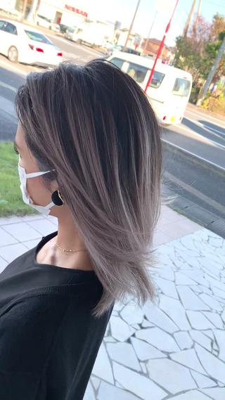 ミディアム カラー EARTH石巻店 尾形  裕のヘアスタイル