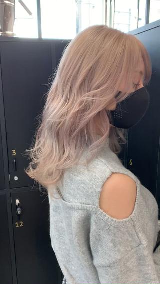 セミロング カラー EARTH石巻店 尾形  裕のヘアスタイル