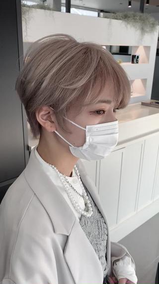 ショート カラー EARTH石巻店 尾形  裕のヘアスタイル