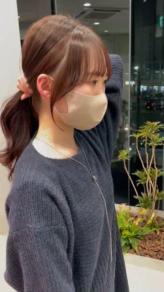 ミディアム カラー DECORA SORAN【本川越】所属・韓国/顔周り/ボブ/ ショート/大川陽太のヘアスタイル