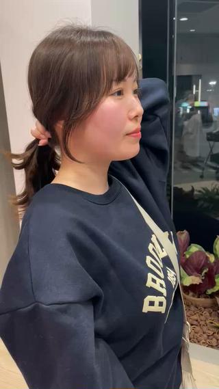 ミディアム カラー DECORA SORAN【本川越】所属・韓国/顔周り/ボブ/ ショート/大川陽太のヘアスタイル