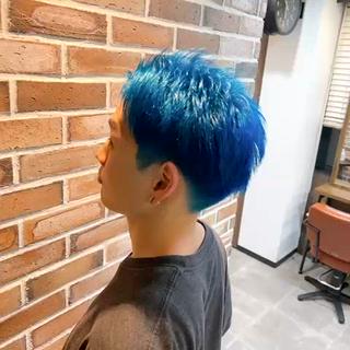 ショート カラー 大濵 幸太のヘアスタイル
