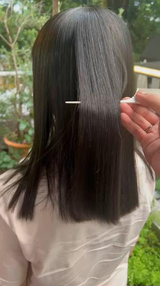 セミロング カラー 大濵 幸太のヘアスタイル