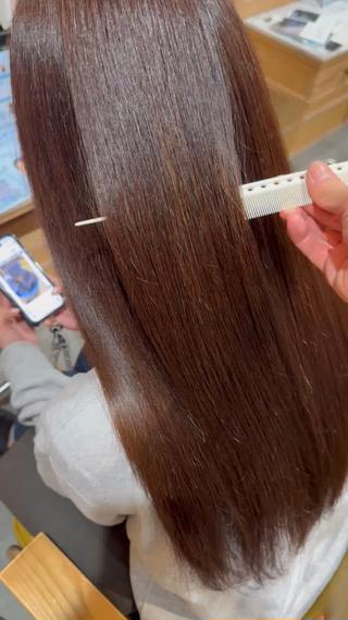 カラー剤に水素を入れることで艶々に仕上がります*゜