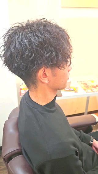 ミディアム パーマ HAIR Atelier Libre所属・大人モテ髪／🍃 ともき/八乙女のヘアスタイル