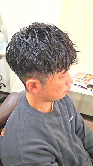 パーマ ミディアム HAIR Atelier Libre所属・大人モテ髪／🍃 ともき/八乙女のヘアスタイル